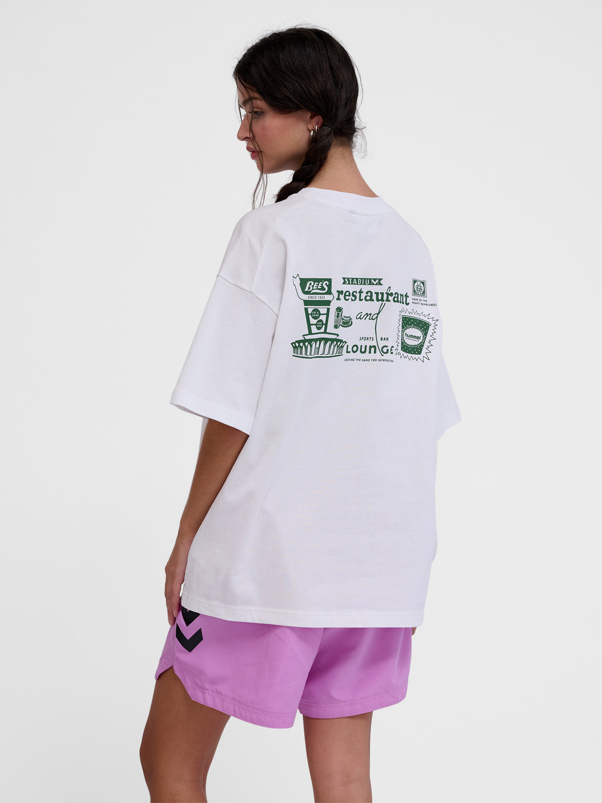 hummel Unisex Loose Short Sleeve T-Shirt Bees Stadium-6