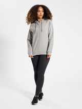 hummel Women's Red Heavy Zip Hoodie-4