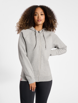 hummel Women's Red Heavy Zip Hoodie-5