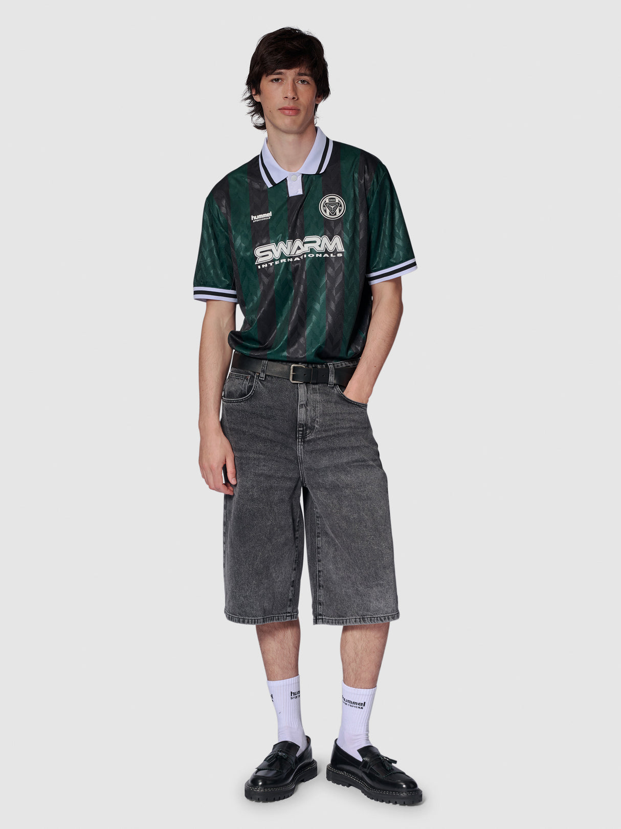 hummel Unisex Loose Soccer Short Sleeve Jersey-7