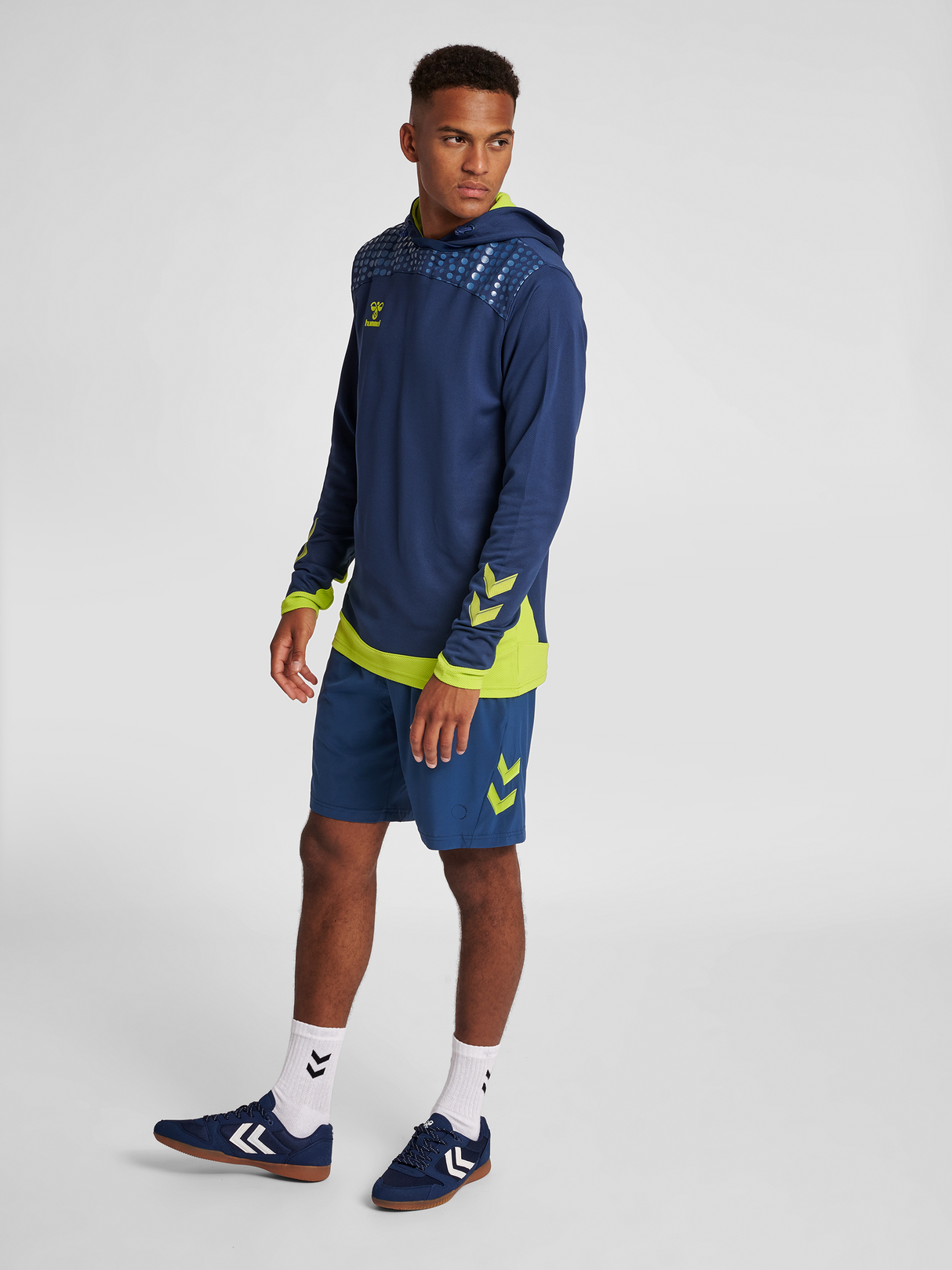 hummel Men's Lead Poly Hoodie-4