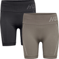 hummel Women's Training Essentials Christel 2-Pack Seamless Shorts-1