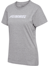hummel Women's Elemental Logo Cotton Tee-1