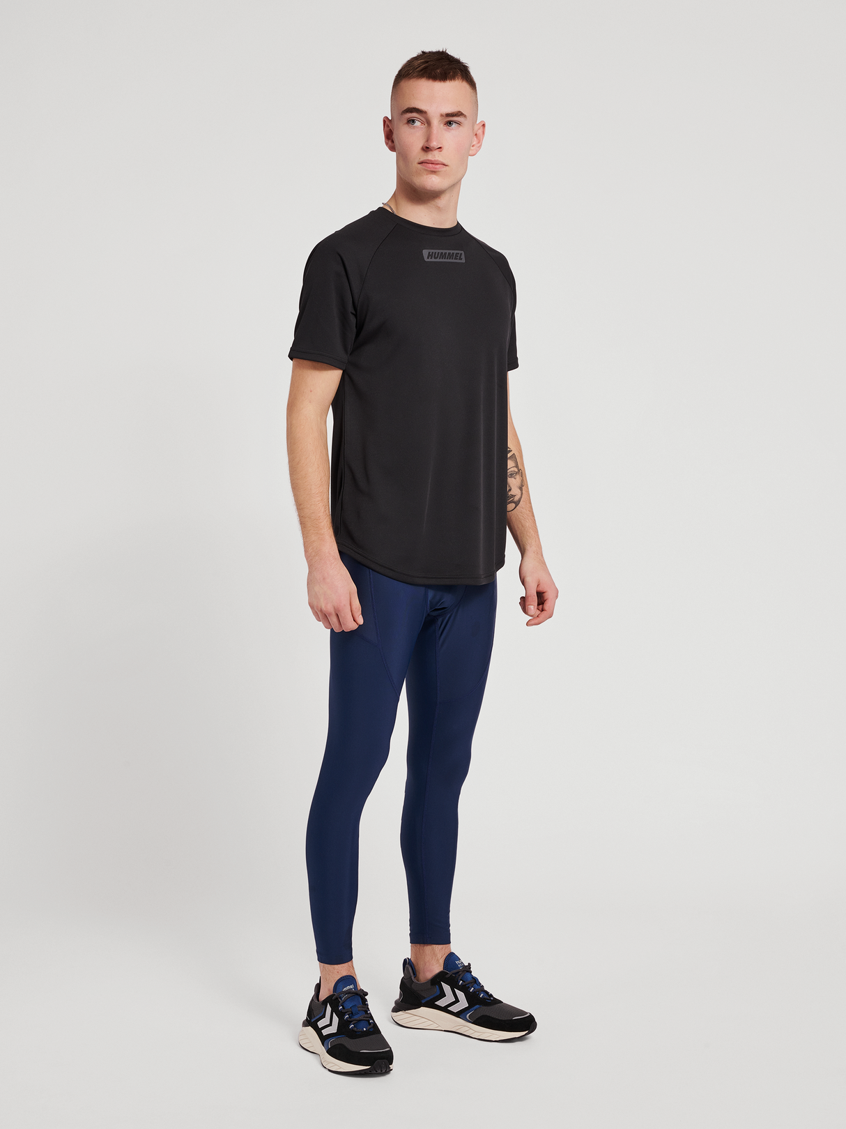 hummel Men's Training Essentials Topaz Tights-5