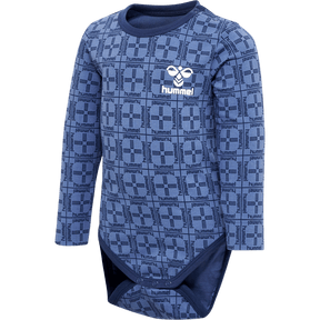 hummel Infant & Toddler Check Bodysuit Long Sleeve-1