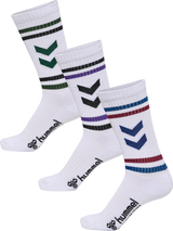 hummel Unisex 3-Pack Socks Chevron High Retro-1
