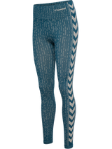 hummel Women's Mindful Training Drops Seamless Mid Waist Tights-1