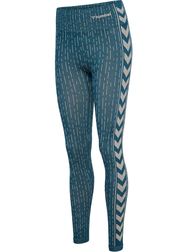 hummel Women's Mindful Training Drops Seamless Mid Waist Tights-1