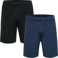 hummel Men's Training Essentials Topaz 2-Pack Shorts-1