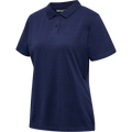 hummel Women's Red Stretch Polo-1