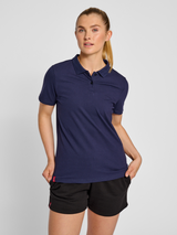 hummel Women's Red Stretch Polo-5