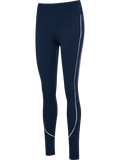 hummel Women's Pulse Piping Mid Waist Tights-1