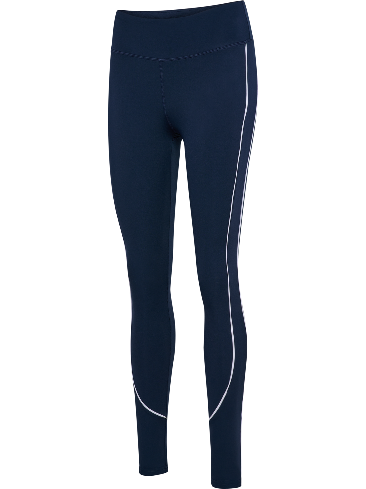 hummel Women's Pulse Piping Mid Waist Tights-1