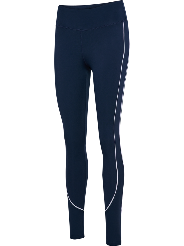 hummel Women's Pulse Piping Mid Waist Tights-1