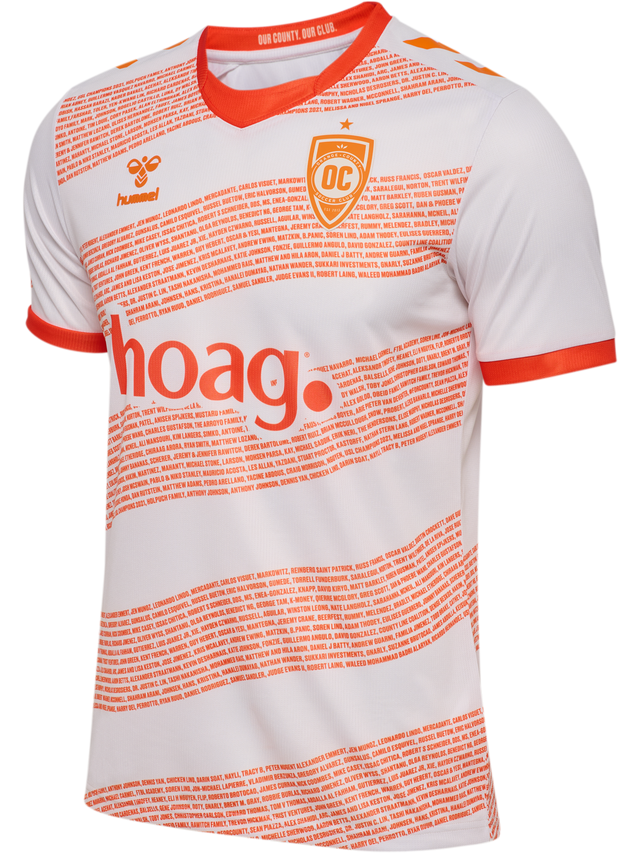 hummel Unisex Orange County 25 Away Short Sleeve Jersey-1