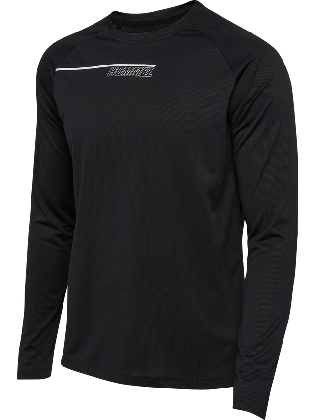 hummel Men's Court Light Weight Long Sleeve T-Shirt-1