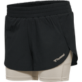hummel Women's Mindful Training 2 In 1 Track Shorts-1