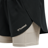 hummel Women's Mindful Training 2 In 1 Track Shorts-6