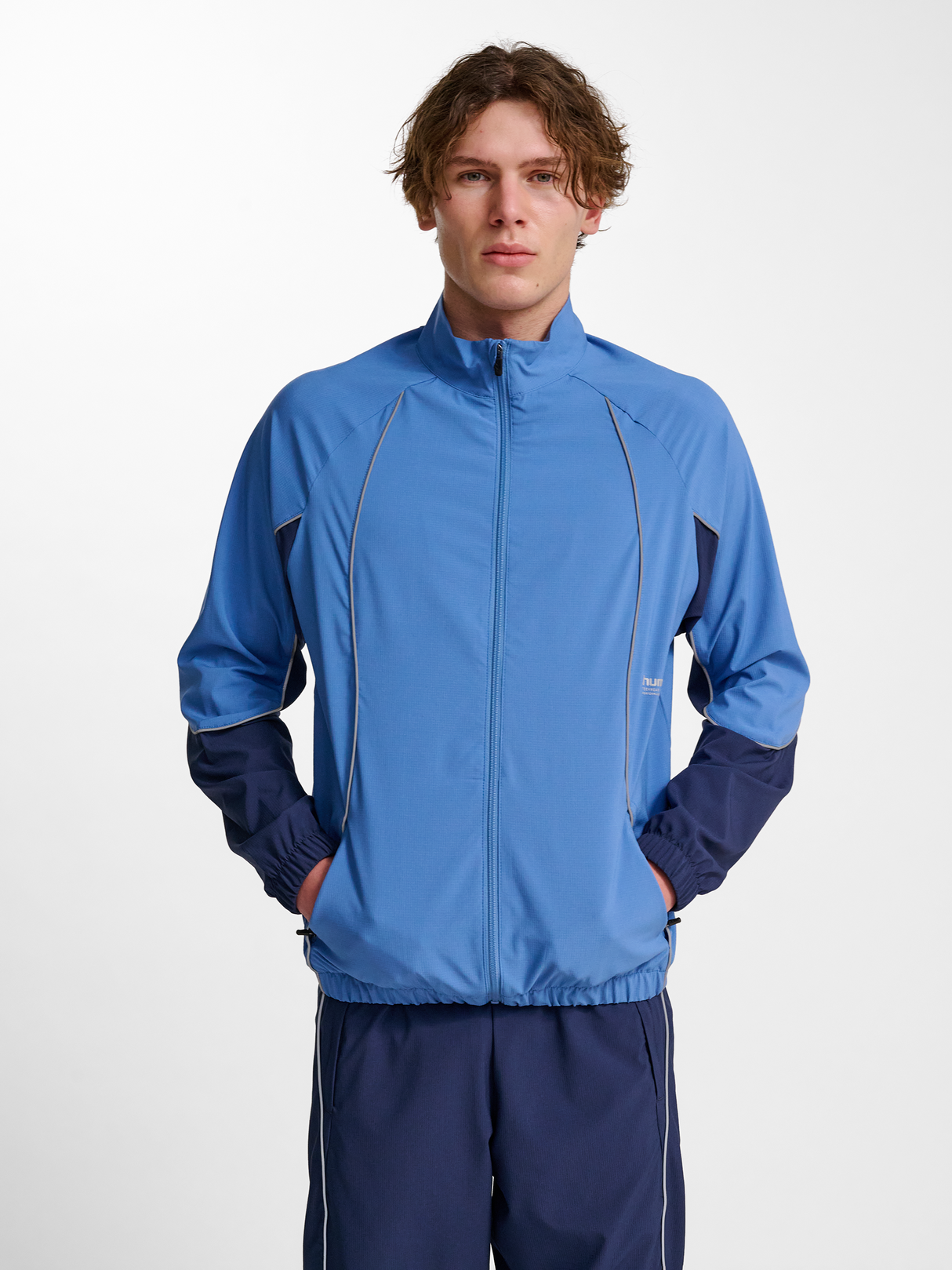 hummel Men's Pulse Woven Zip Jacket-5