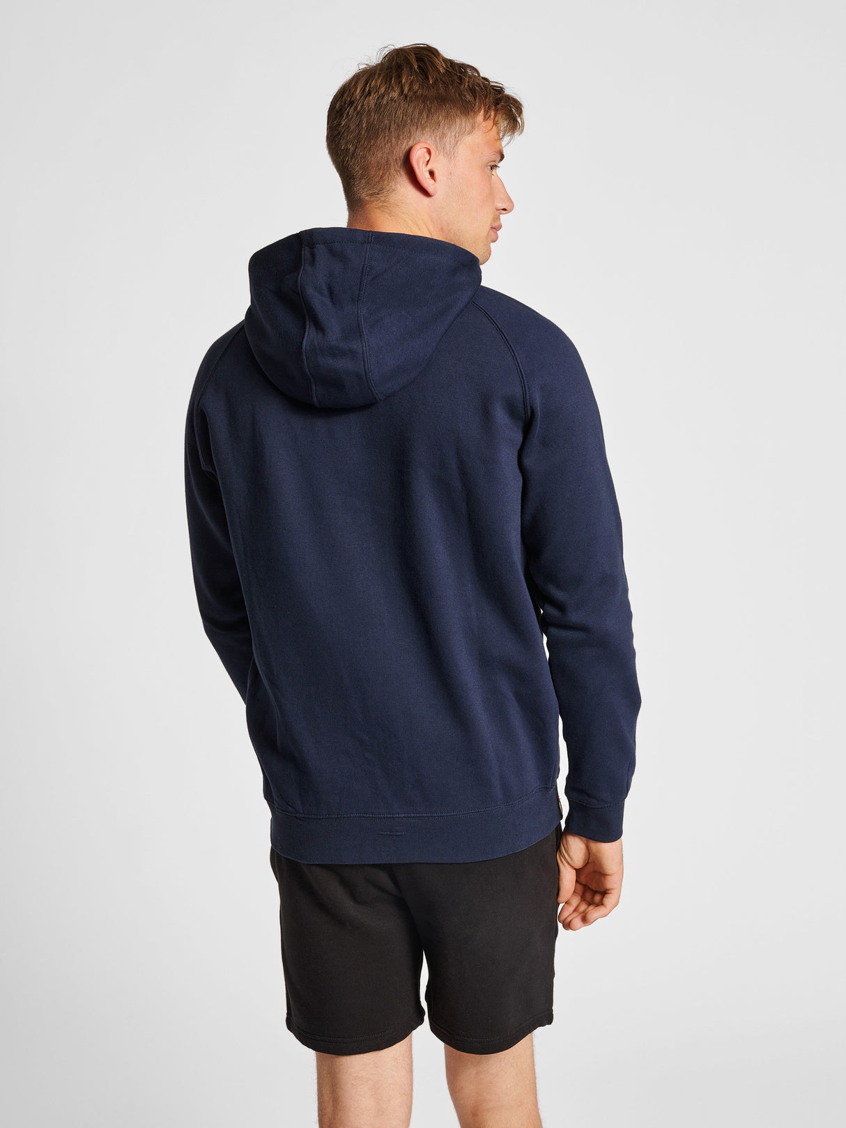hummel Men's Red Classic Zip Hoodie-6