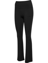 hummel Women's Prima Rib Straight Leg High Waist Tights-1
