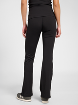 hummel Women's Prima Rib Straight Leg High Waist Tights-5