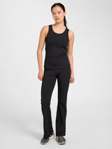 hummel Women's Prima Rib Straight Leg High Waist Tights-7