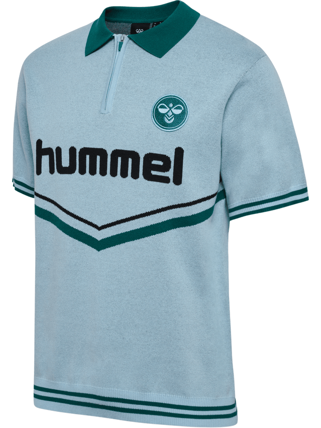 hummel Men's Knit Half-Zip Polo Shirt-1