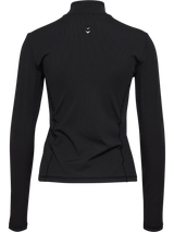 hummel Women's Prima Rib Zip Blouse-2
