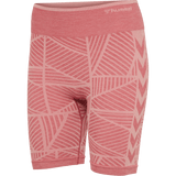 hummel Women's Mindful Training Energy Seamless Mid Waist Shorts-1