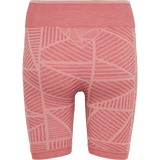 hummel Women's Mindful Training Energy Seamless Mid Waist Shorts-2
