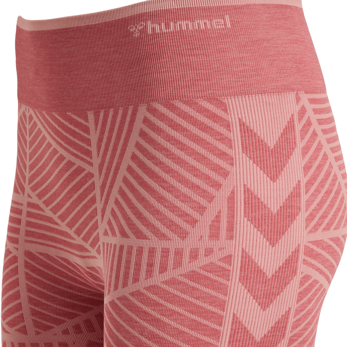 hummel Women's Mindful Training Energy Seamless Mid Waist Shorts-3