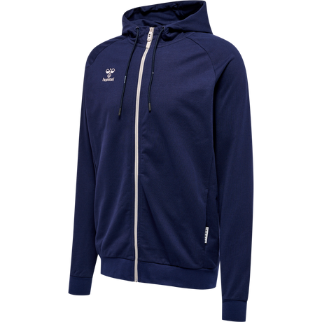 hummel Men's Move Grid Cotton Zip Hoodie-1