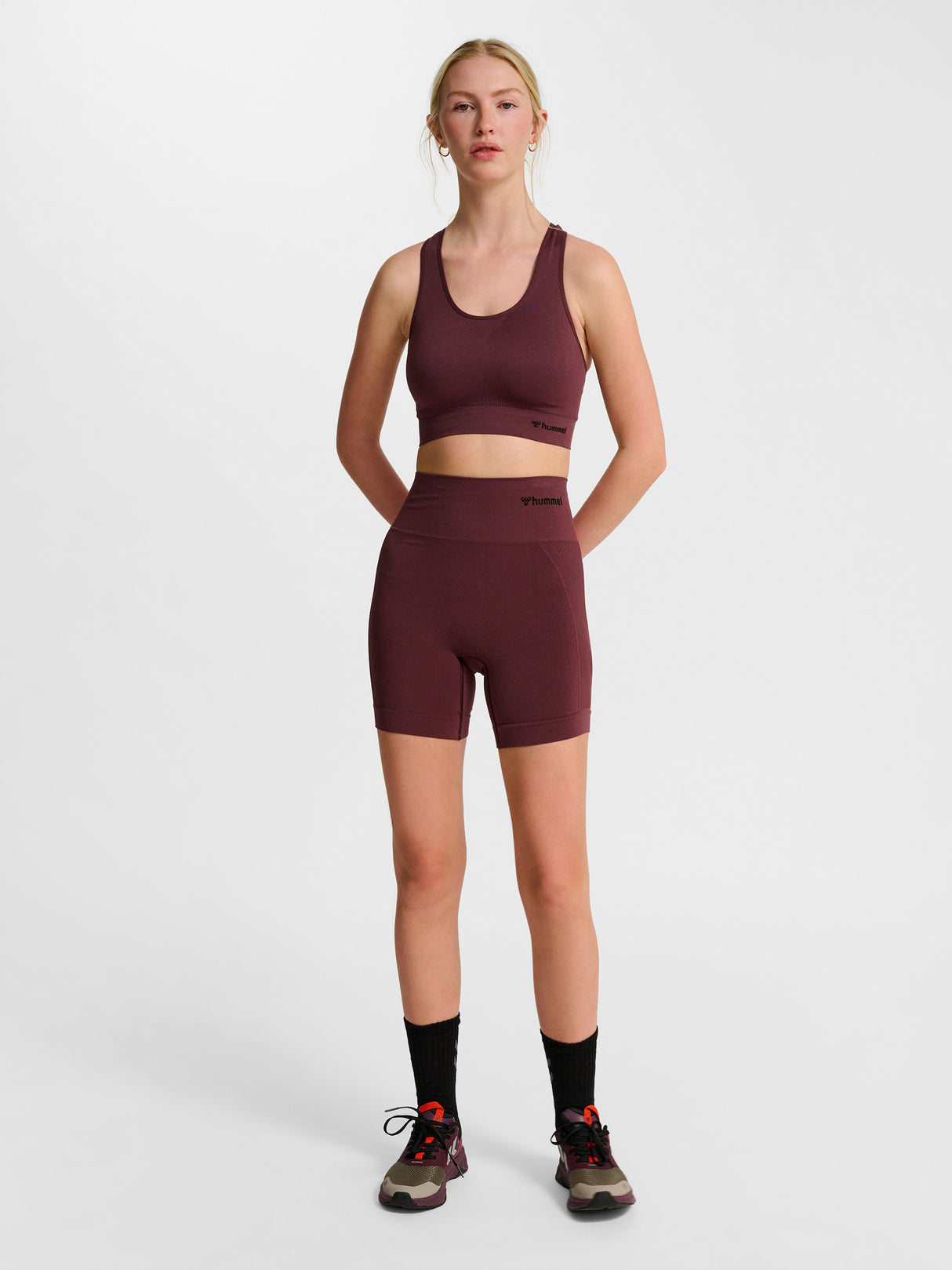 hummel Women's Tiffy Seamless Shorts-6