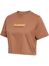 hummel Women's Legacy Malu Cropped T-Shirt-1