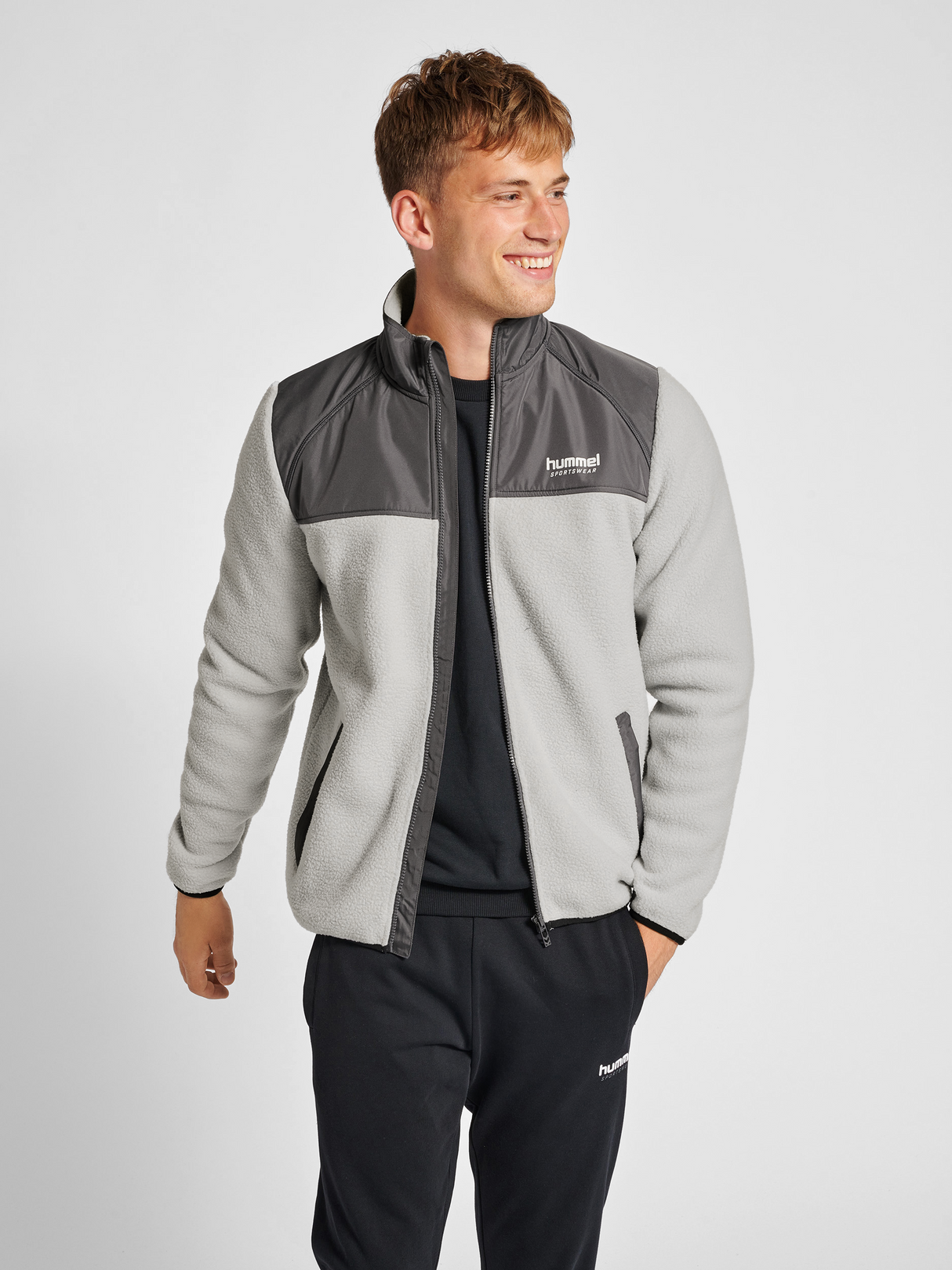 hummel Men's Legacy Charley Fleece Jacket-5
