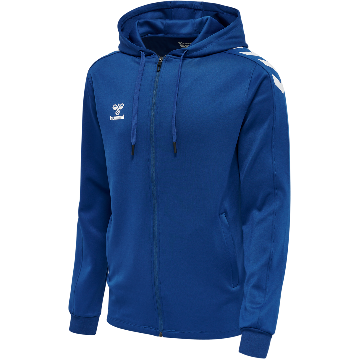 hummel Unisex Core XK Poly Zip Hood Sweatshirt-1