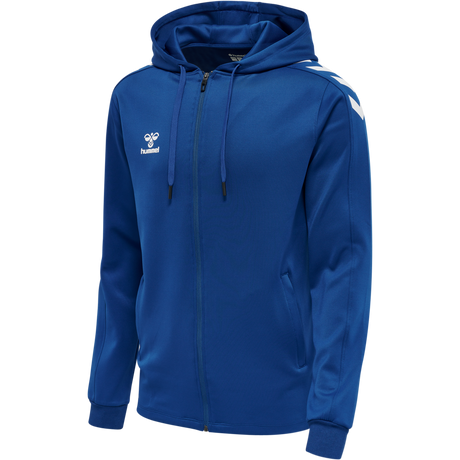 hummel Unisex Core XK Poly Zip Hood Sweatshirt-1