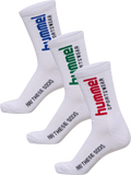 hummel Unisex 3-Pack Socks Sportswear Big-1