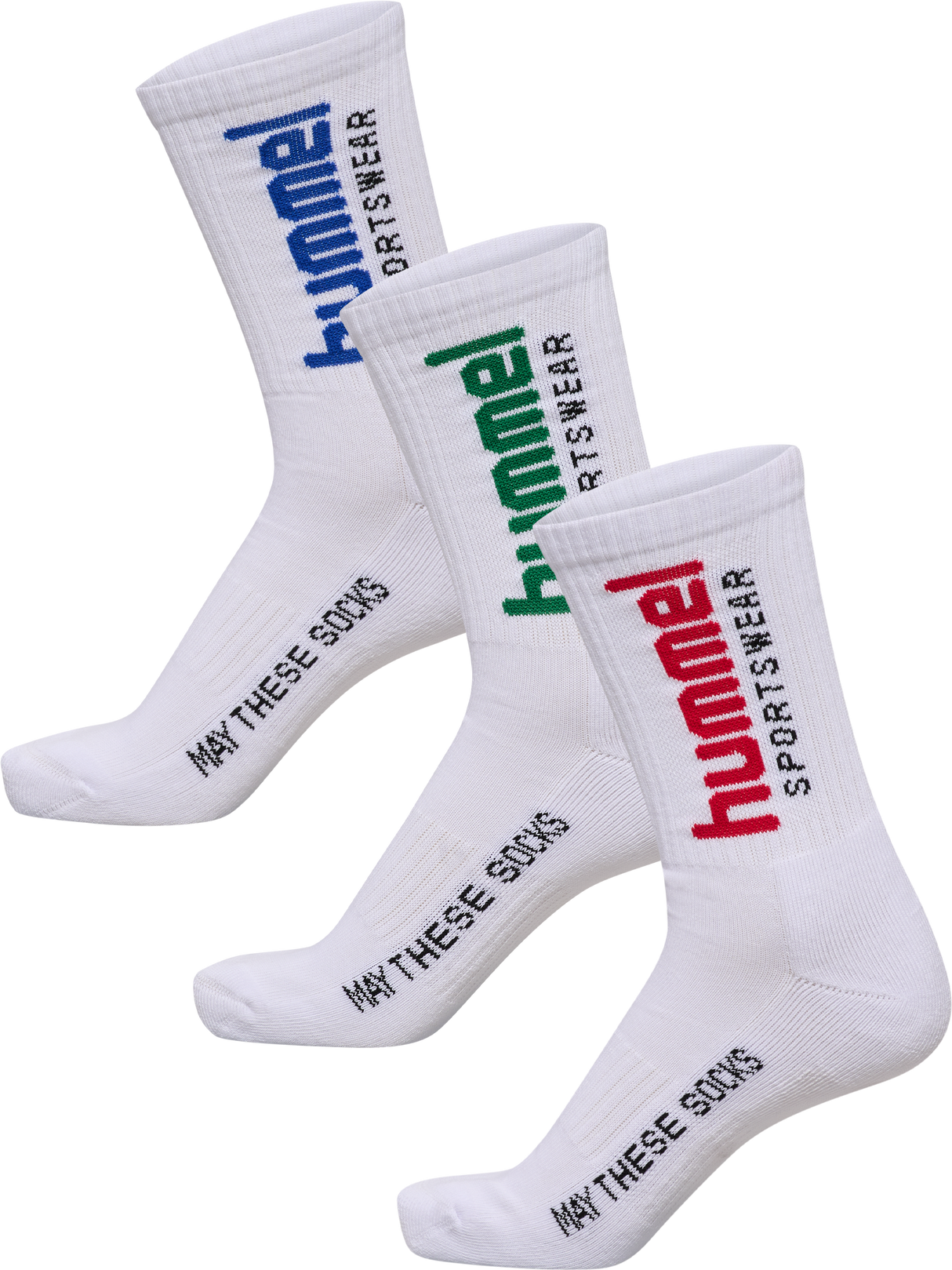 hummel Unisex 3-Pack Socks Sportswear Big-1