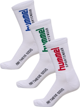 hummel Unisex 3-Pack Socks Sportswear Big-1