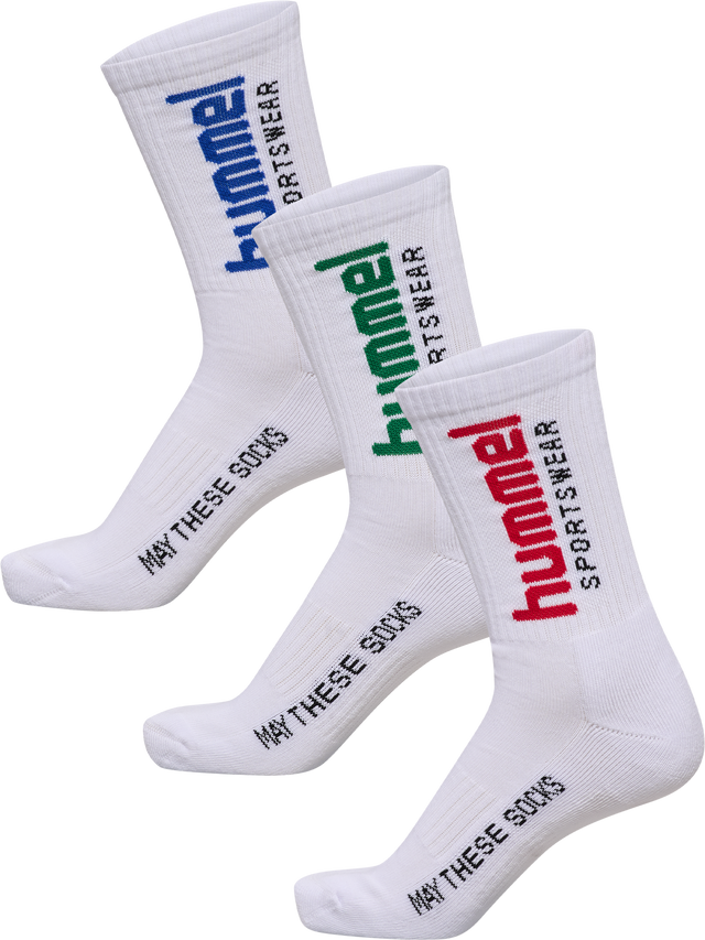 hummel Unisex 3-Pack Socks Sportswear Big-1