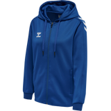 hummel Women's Core XK Poly Zip Hood Sweatshirt-1