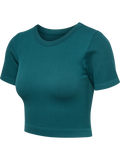 hummel Women's Pulse Seamless Rib Short Sleeve T-Shirt-1