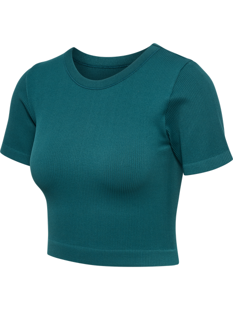 hummel Women's Pulse Seamless Rib Short Sleeve T-Shirt-1