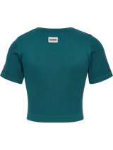 hummel Women's Pulse Seamless Rib Short Sleeve T-Shirt-2