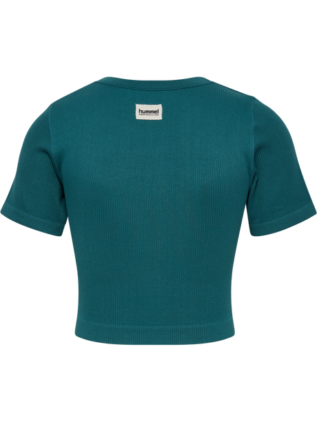 hummel Women's Pulse Seamless Rib Short Sleeve T-Shirt-2