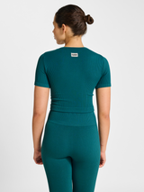 hummel Women's Pulse Seamless Rib Short Sleeve T-Shirt-4