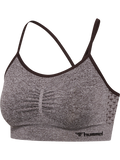 hummel Women's Ci Seamless Scrunch Sports Bra-1