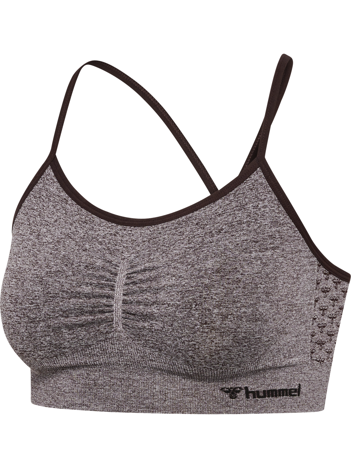 hummel Women's Ci Seamless Scrunch Sports Bra-1